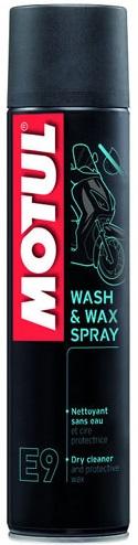 Сухий очищувач MOTUL E9 Wash & Wax spray 0,4 л